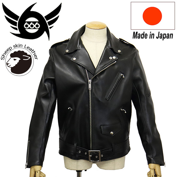 正規取扱店 666 LEATHER WEAR LJM-10TF タイトフィット フロントベルト