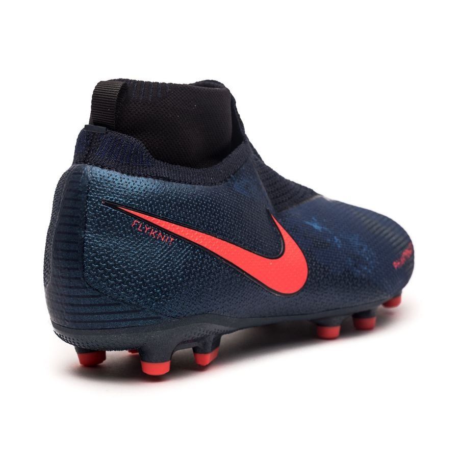 Nike Phantom Vision Elite DF MG Fully Charged - Obsidian/Black Kids