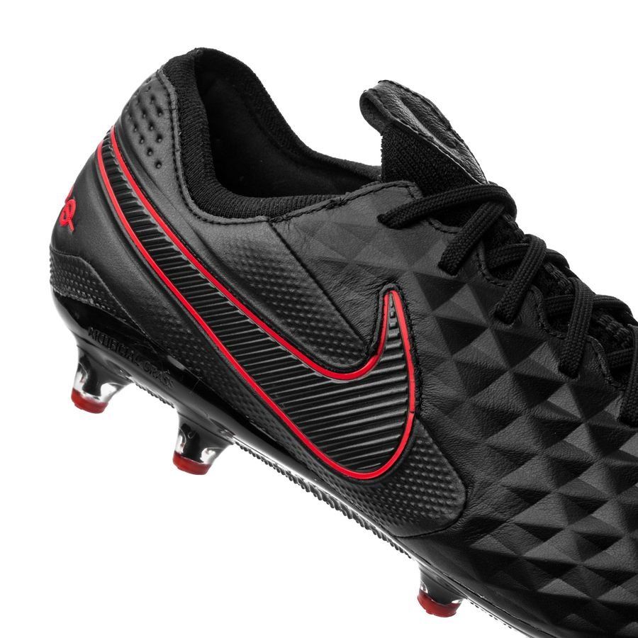Nike Tiempo Legend 8 Elite AG-PRO Black X Chile Red - Black/Dark