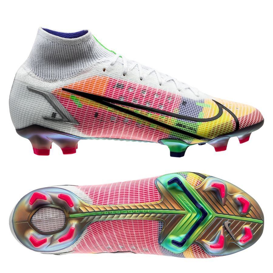 Nike Mercurial Superfly 8 Elite FG Dragonfly - White/Metallic