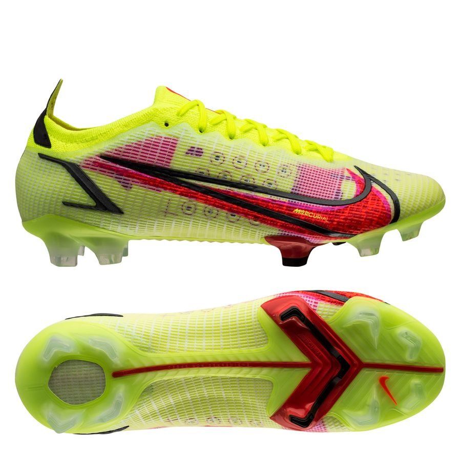 Nike Mercurial Vapor 14 Elite FG Motivation - Volt/Bright Crimson