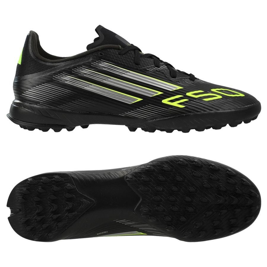 adidas F50 League TF Electric Stealth - Core Black/Iron Metal