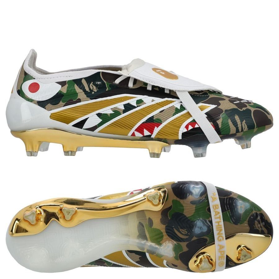 adidas Predator Elite Fold-over Tongue FG BAPE - Multicolor/Gold