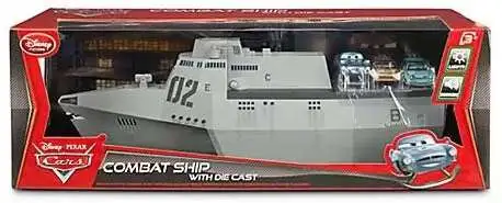 Disney Pixar Cars 2 Combat Ship with Die cast Playset - ToyWiz
