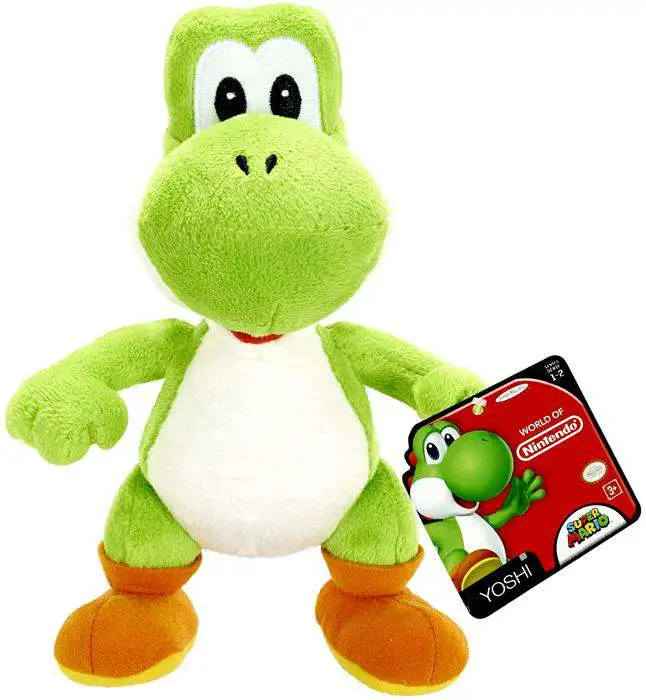 World of Nintendo Super Mario Green Yoshi 7 Plush Jakks Pacific