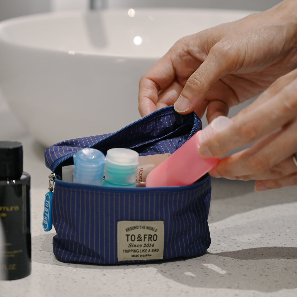 AMENITY POUCHーアメニティポーチ｜TO&FRO – TO&FRO 軽さをもって