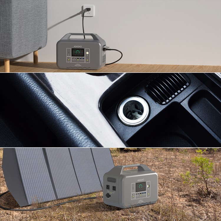ASAGAO AS1000-JP ポータブル電源 | 大容量1008Wh AC1000W(サージ3000W