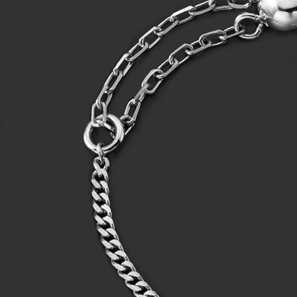 プラチナ チェーンリング | 112243344002 | 【公式】4℃ HOMME+