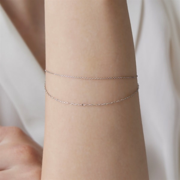 プラチナ ネックレス＆ブレスレットセット | 112323185101 | 【公式