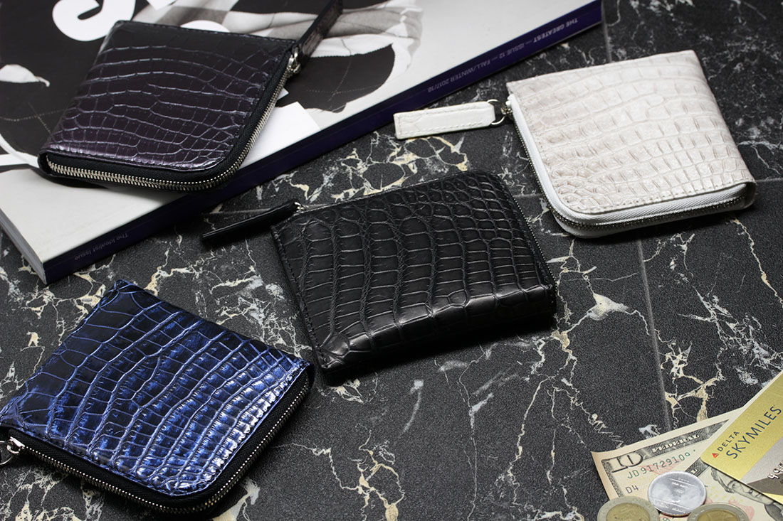 再入荷＆新作発表】人気の極薄財布「クロコダイルL字ファスナーミニ