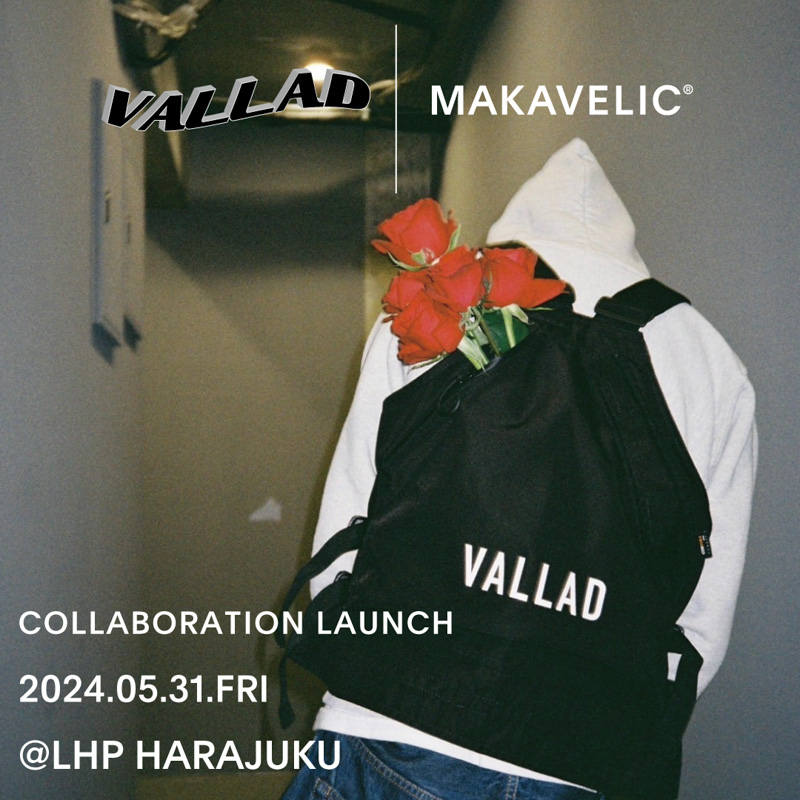 VALLAD × MAKAVELIC のコラボレーションがローンチ