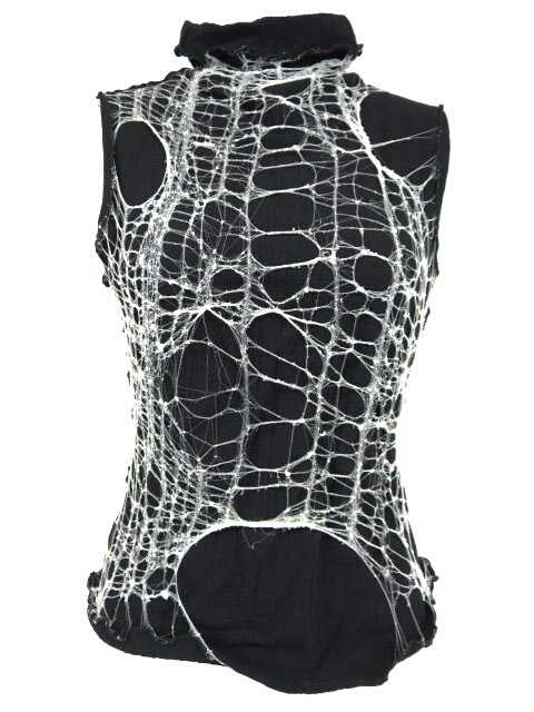 alice auaa 蜘蛛の巣ネットノースリーブカットソー アリスアウアア