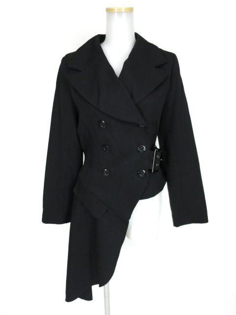 BPN アシンメトリーダブルジャケット ブラックピースナウ BLACK PEACE