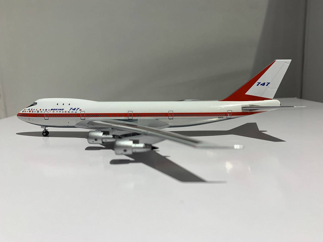 NG Models 747-100 ボーイング社 ハウスカラー N7470 シティ・オブ