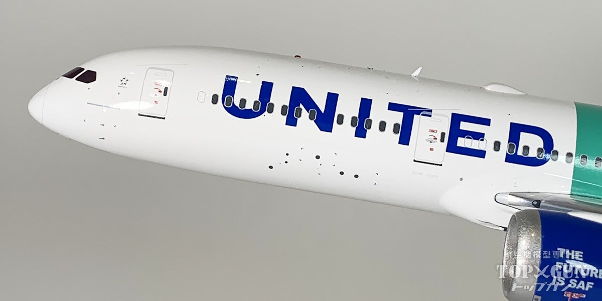 InFlight200 787-9 ユナイテッド航空 THE FUTURE IS SAF scheme N24988