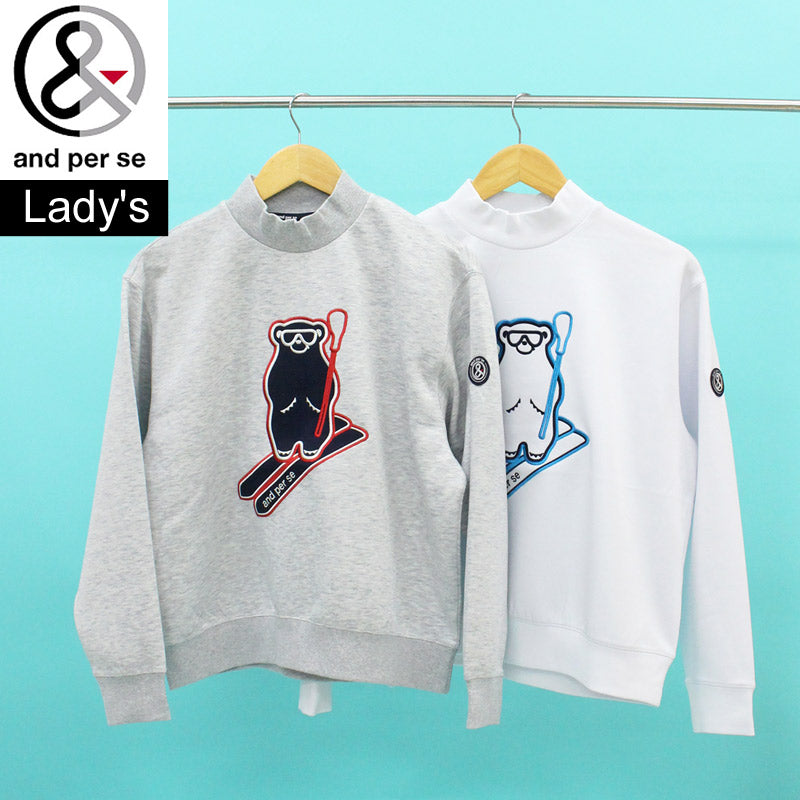 and per se アンパスィ ゴルフウェア レディース トレーナー モック