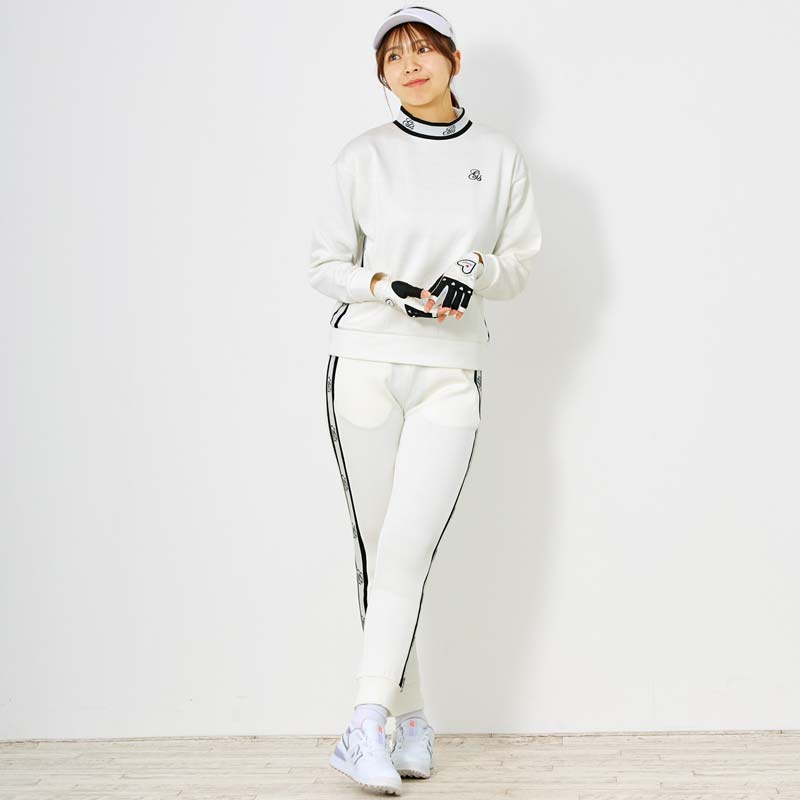 gs GOLF ゴルフウェア レディース 上下セットアップ スウェット