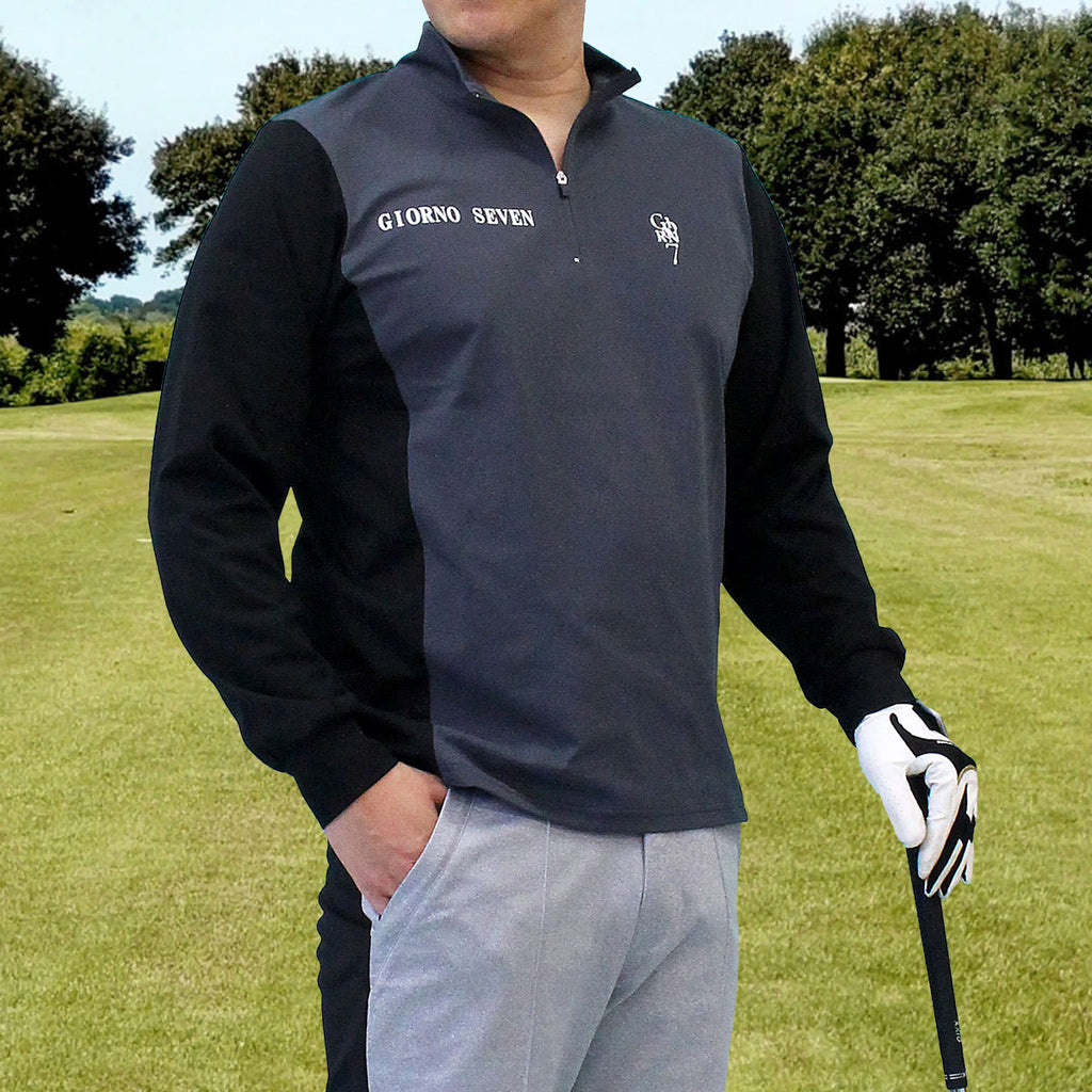 GIORNO SEVEN ジョルノセブン ゴルフウェア メンズ ハーフジップ