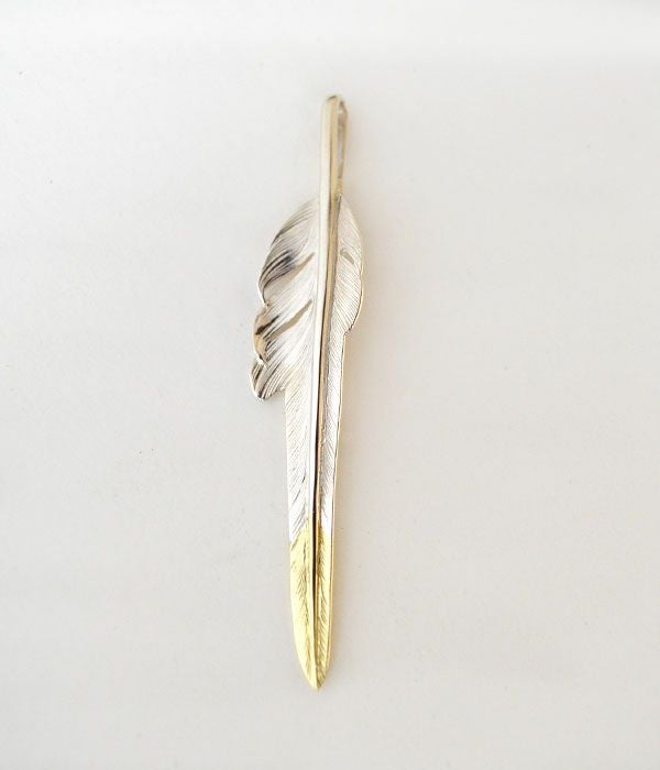 ラリースミス (LARRY SMITH) KAZEKIRI FEATHER PENDANT No. 5 (18K