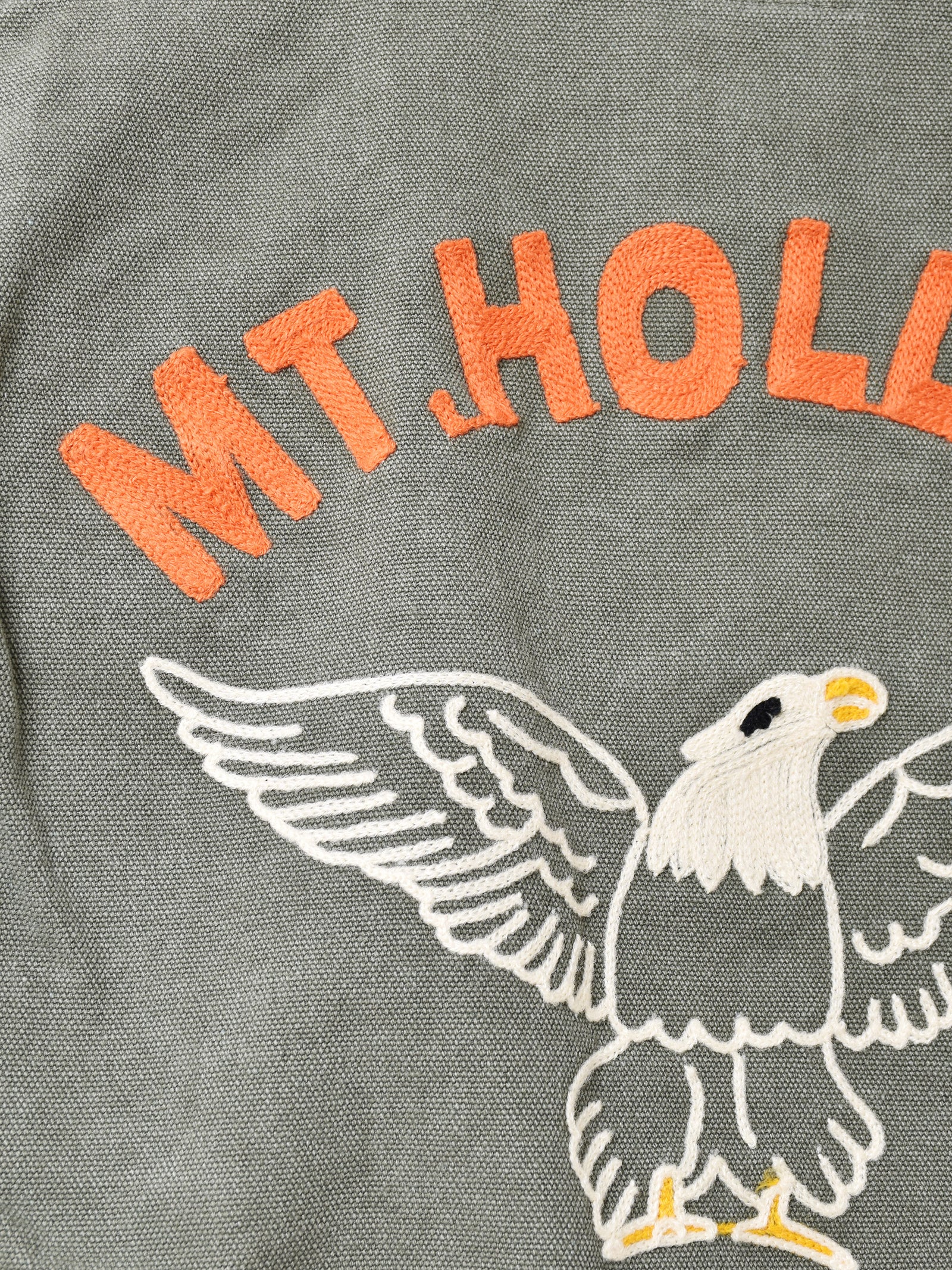 3色展開】Backers 刺繍入り ヘビージャケット「MT.HOLLY MY EAGLES