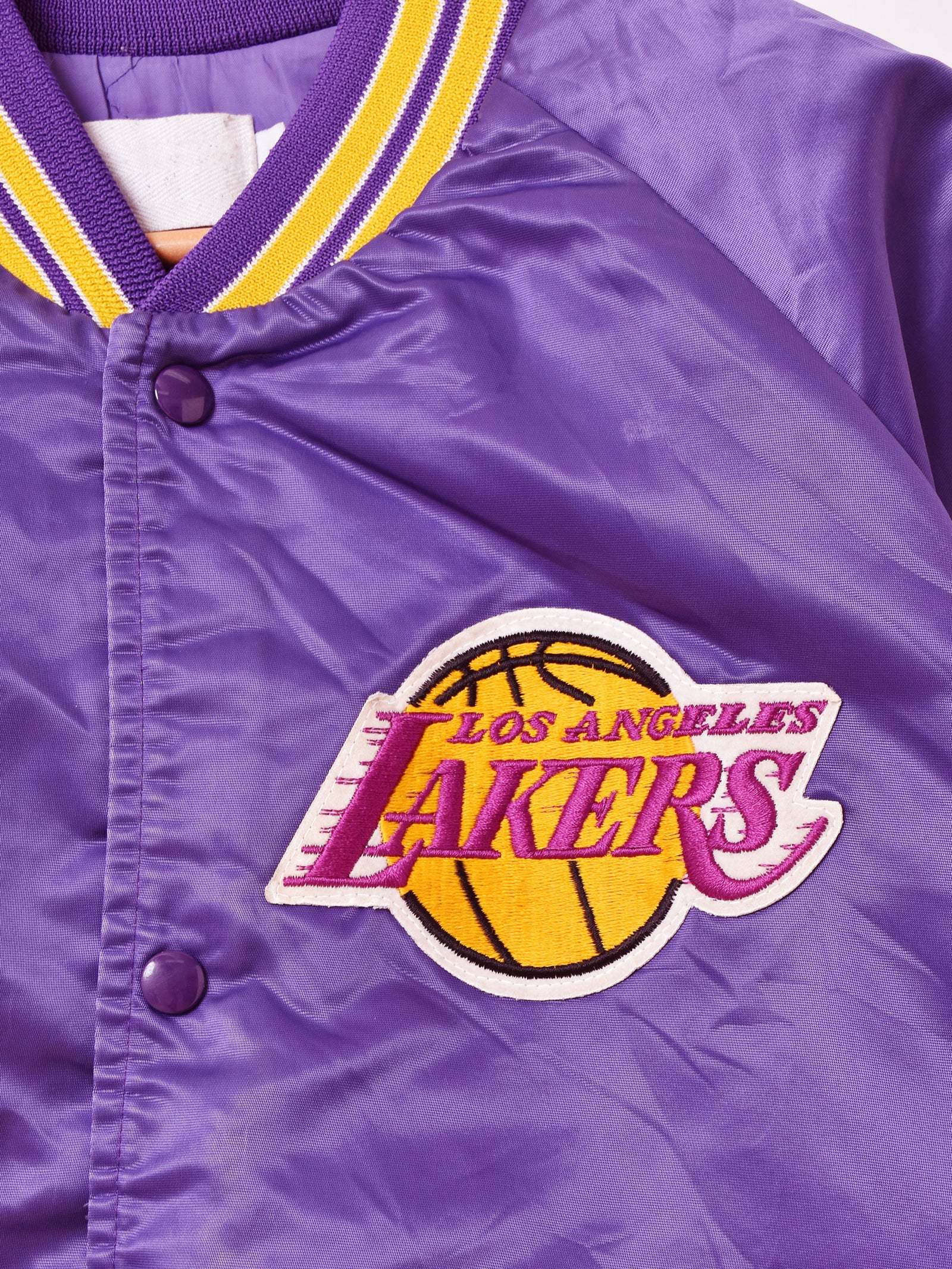 90's〜 アメリカ製 Los Angeles Lakers スタジアムジャケット – 古着屋