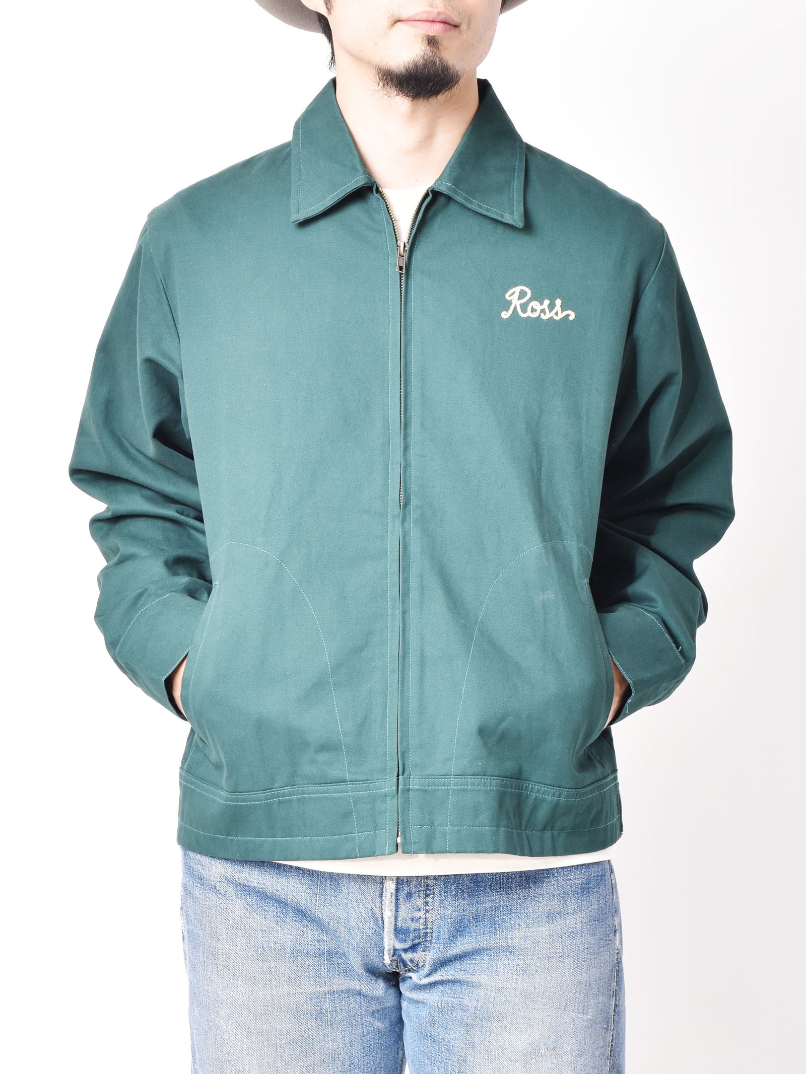 3色展開】Backers タイガー刺繍 ジップジャケット – 古着屋Top of the