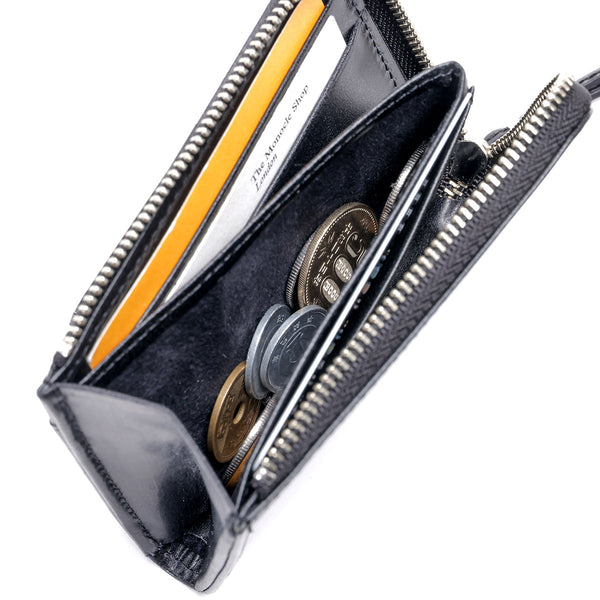 スロウ L字ファスナー コンパクトウォレットカードケース 本革