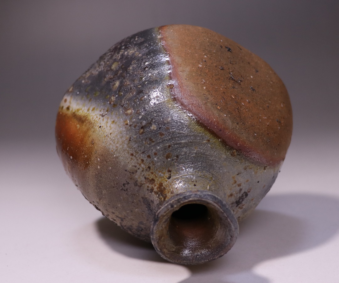 中村六郎 作 「備前窯変徳利」 ～備前焼専門卸小売店 川口陶楽苑～