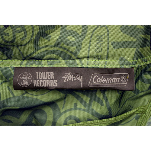 TOWER RECORDS x STUSSY x Coleman」 ミリタリー・カラーで再登場