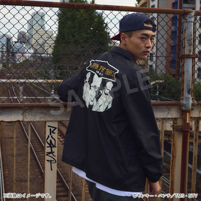 ルパン三世 コーチジャケット ブラック／Apparel Edition ルパン三世