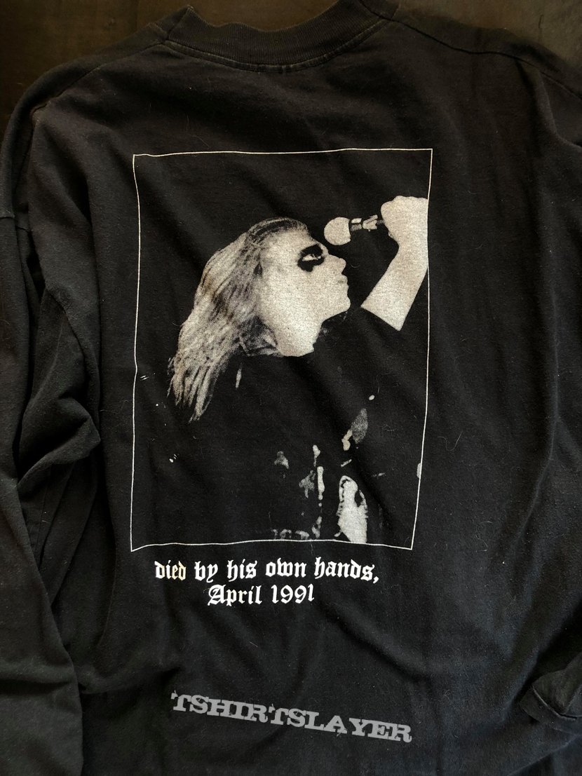 90s Mayhem Dead Tribute Longsleeve | TShirtSlayer TShirt and