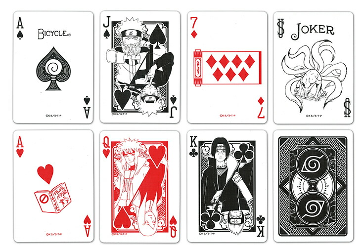 楽天市場】【トランプ】NARUTO BICYCLE≪ ナルト バイスクル