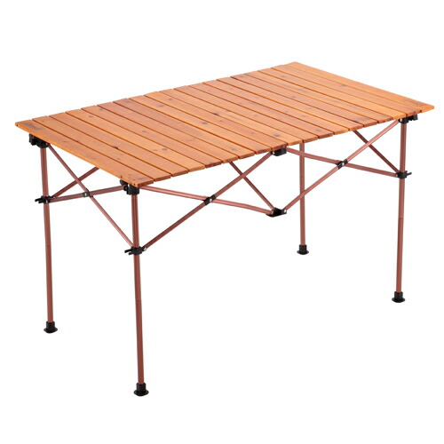 楽天市場】コールマン ナチュラルウッドロールテーブル120の通販
