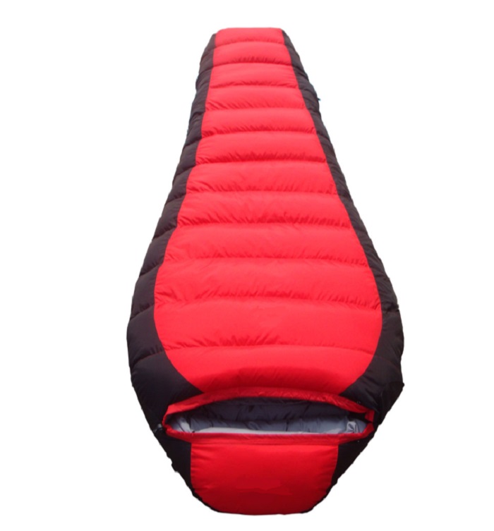 楽天市場】ダウン 寝袋 マミー型 秋 冬 ブルー レッド シュラフ 耐寒