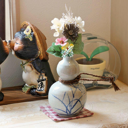 楽天市場】ひょうたん（素材（インテリア）陶器・磁器）（花瓶