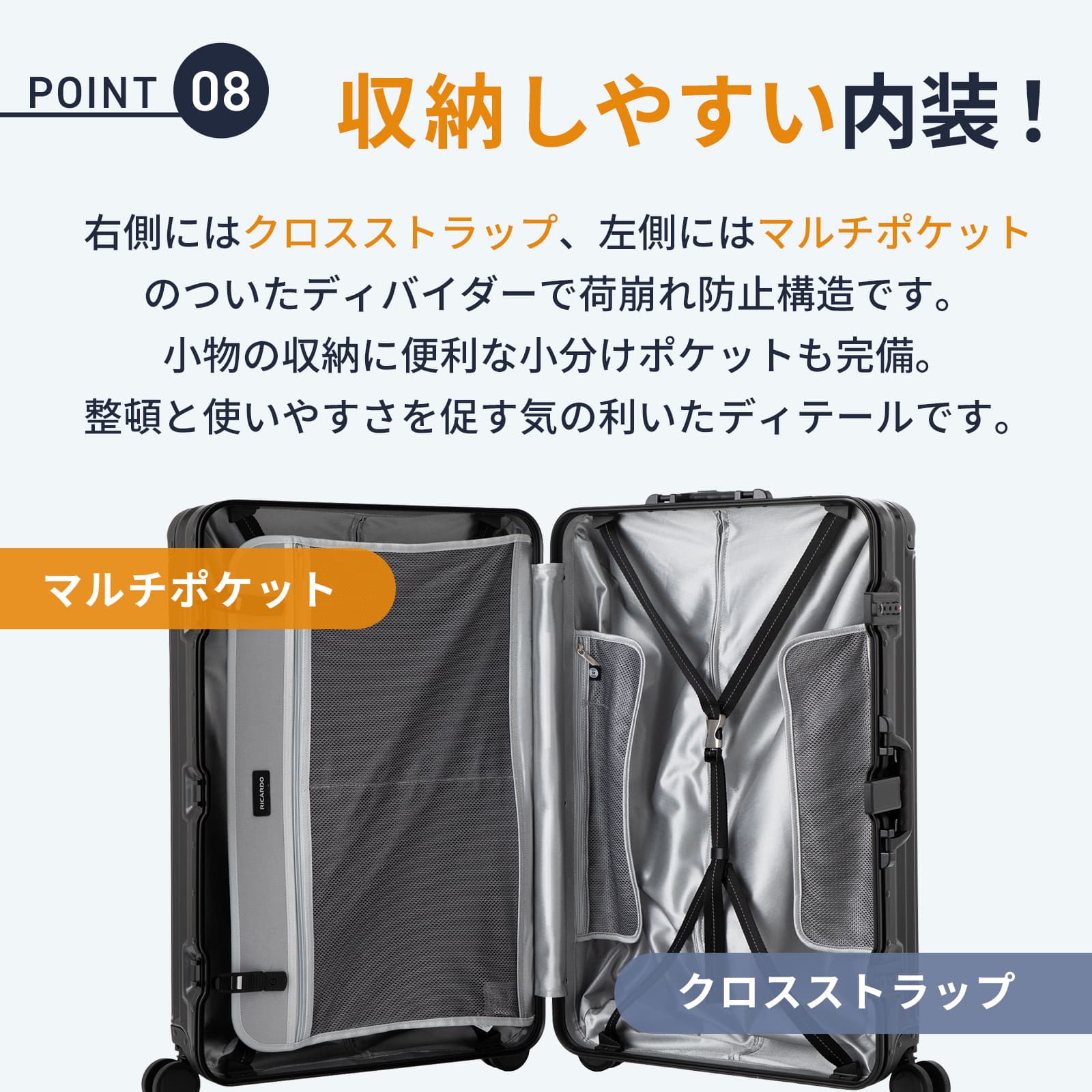 楽天市場】正規品 リカルド RICARDO スーツケース Lサイズ キャリー