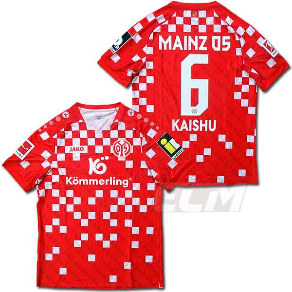 楽天市場】【JAK22】【国内未発売】マインツ05 ホーム 半袖 6番 佐野