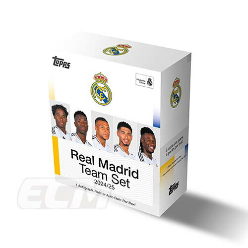 楽天市場】【予約TOP03】【国内未発売】Topps レアルマドリード 24-25