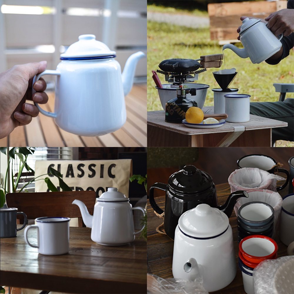 楽天市場】FALCON ファルコン ホーロー TEA POTS ティーポット 容量1L