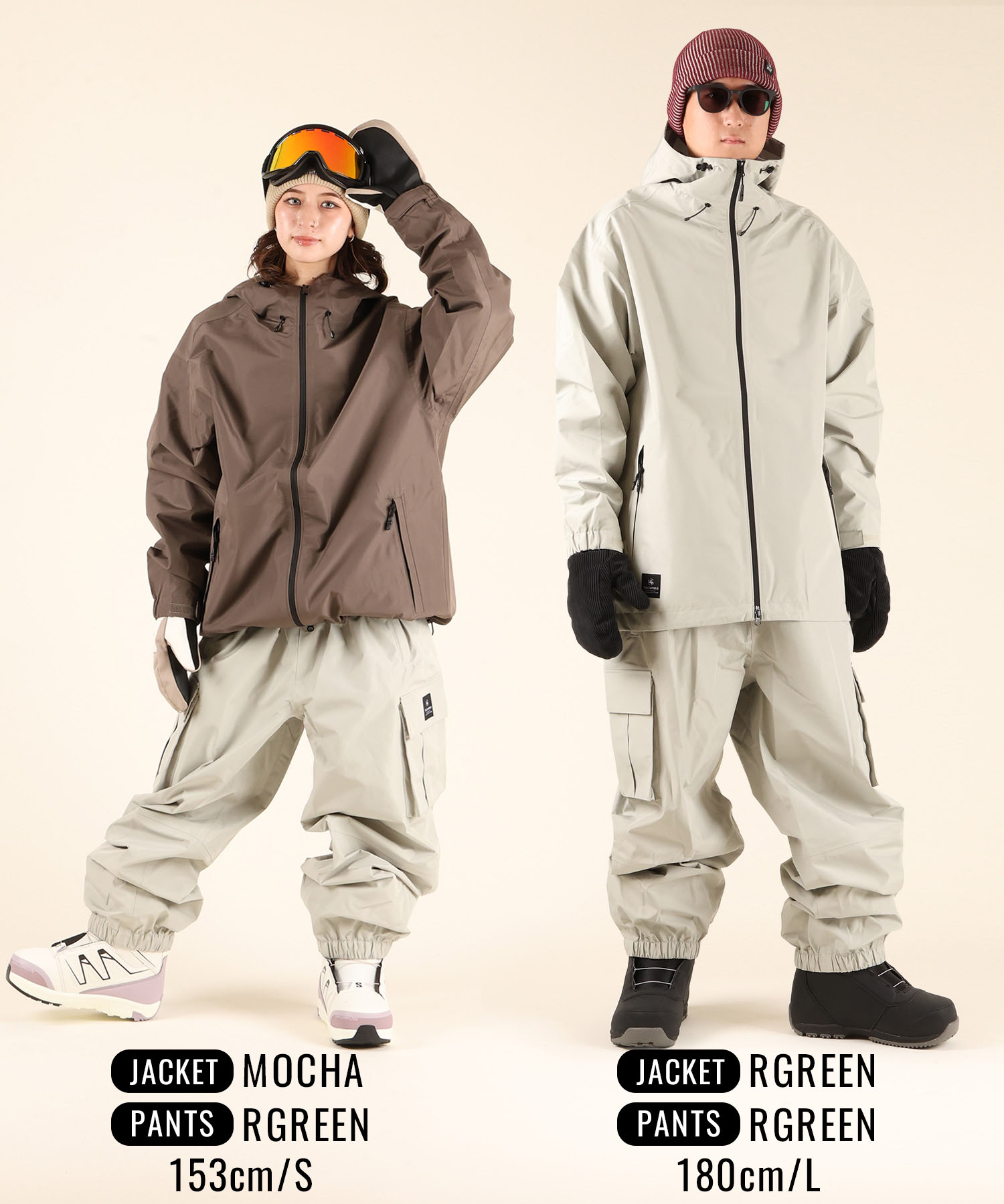 楽天市場】スノボウェア 2点セット ユニセックス THREE WEATHER スリー