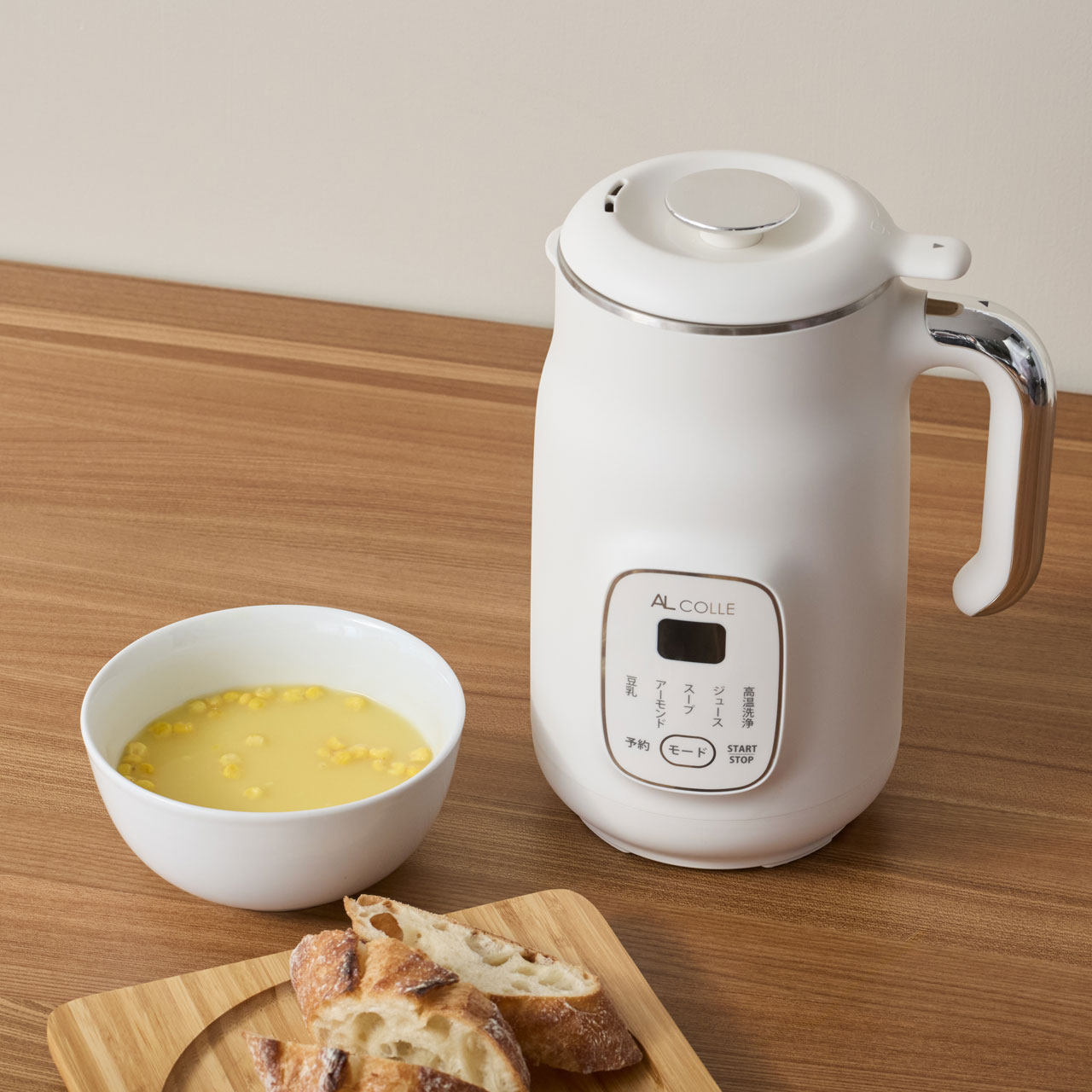 楽天市場】【2025年8月新製品】AL COLLE 豆乳メーカー ホワイト