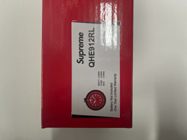 楽天市場】2025SS/SS25/Supreme x SEIKO Mai Alarm Clock/セイコー