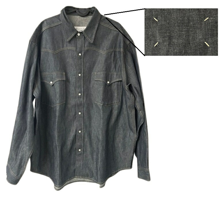 楽天市場】マルジェラ デニム シャツ（ブランドメゾン マルジェラ）の通販