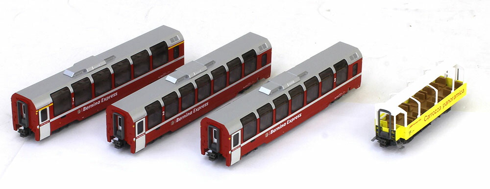 楽天市場】レーティッシュ鉄道 ベルニナ急行(新ロゴ) 増結セット(4両