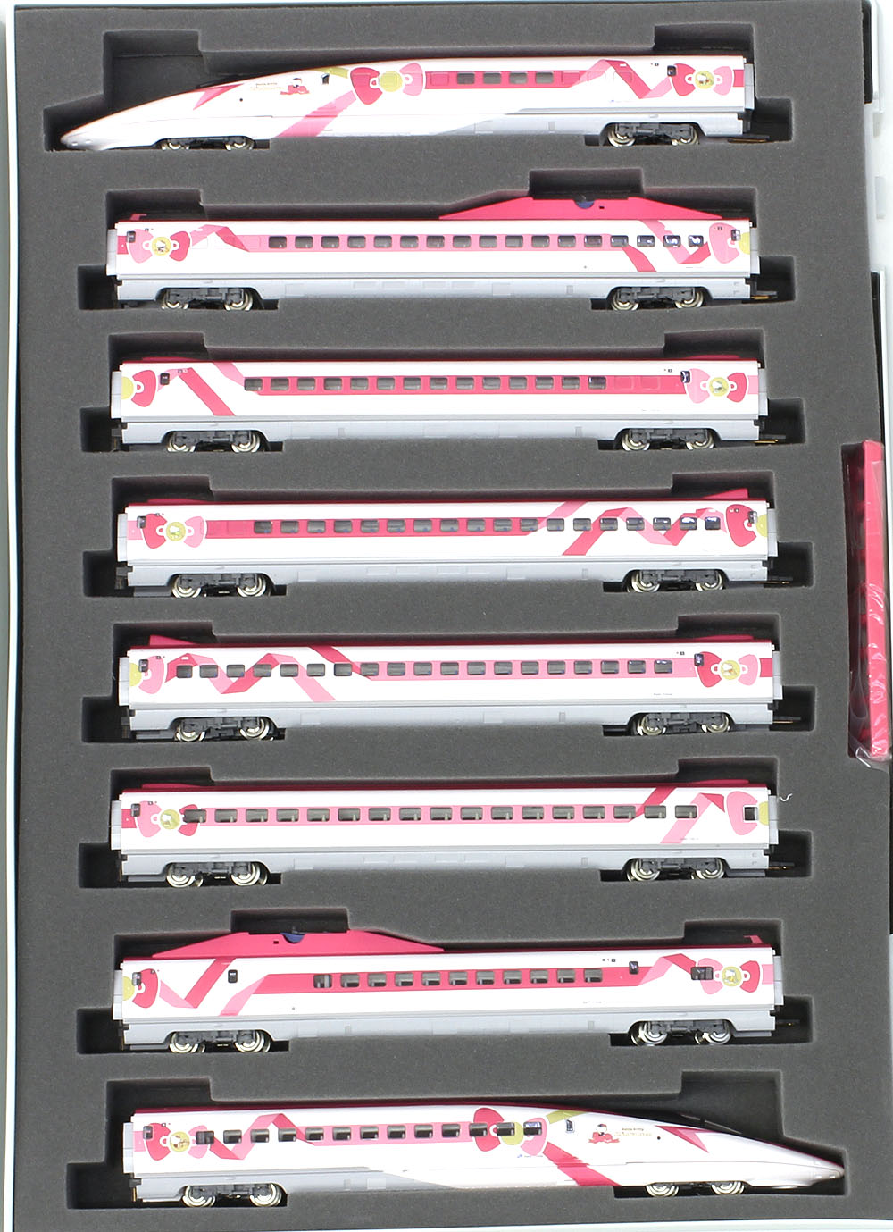 楽天市場】500 7000系山陽新幹線（ハローキティ新幹線）セット （8両