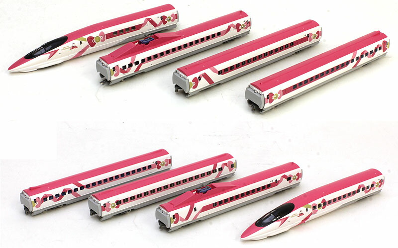 楽天市場】500 7000系山陽新幹線（ハローキティ新幹線）セット （8両