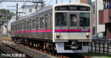 楽天市場】京王7000系 新塗装 VVVF 競馬場線 2両セット【マイクロ