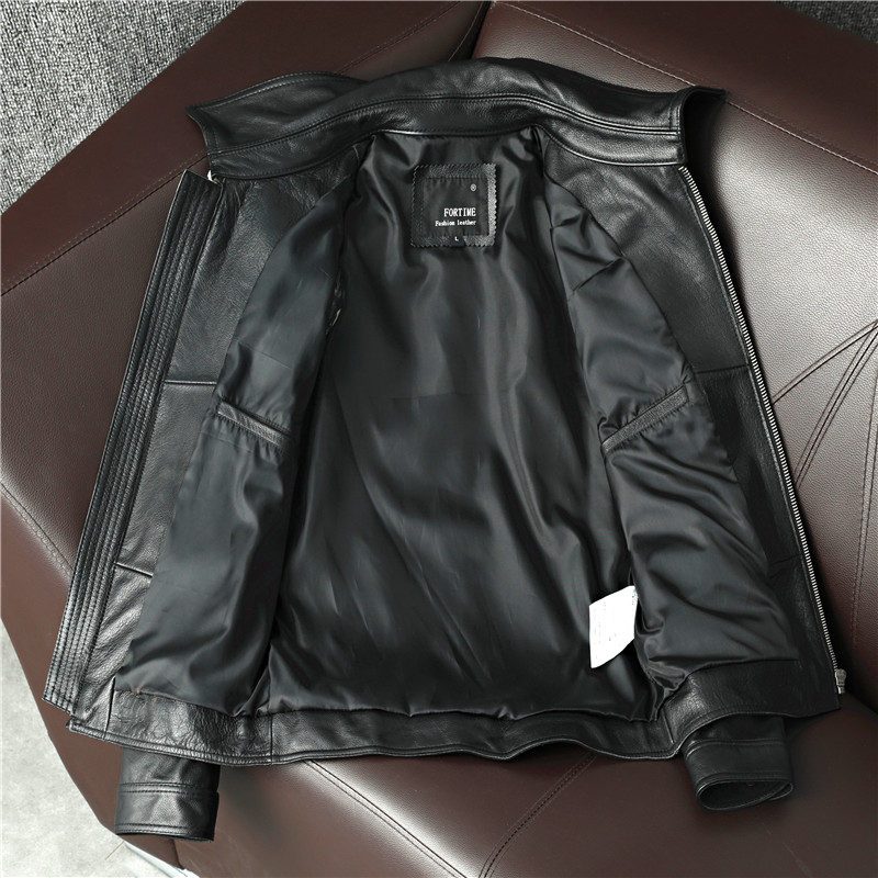 楽天市場】上品 レザージャケット 本革 牛革 M65 高級 バイク