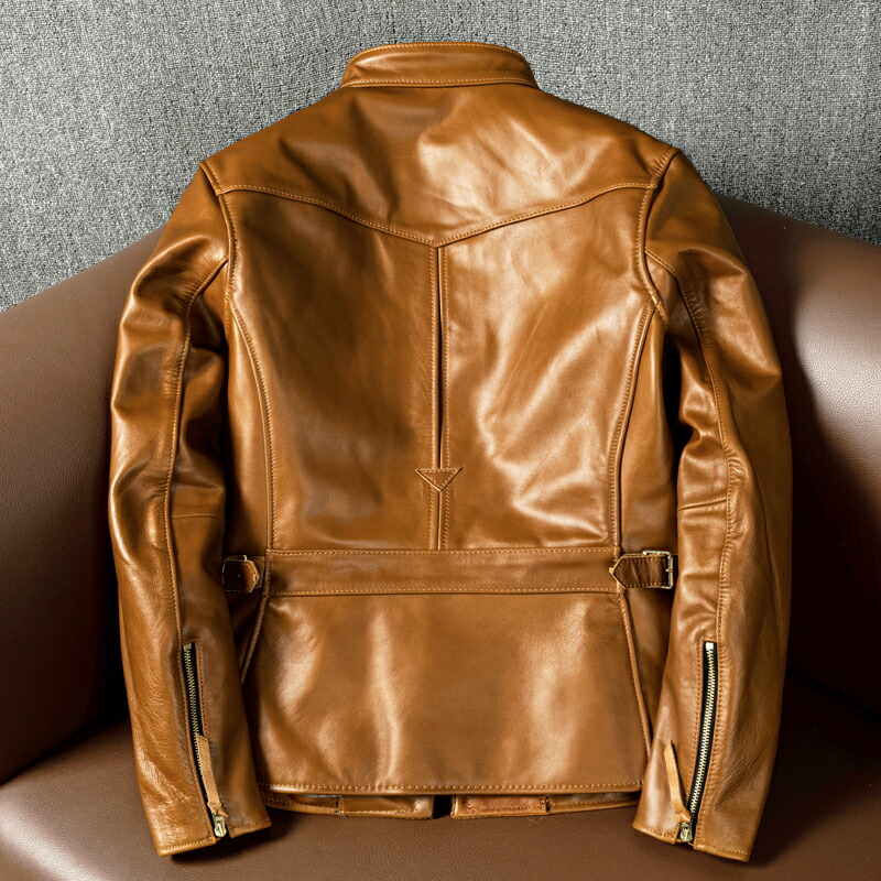 楽天市場】レザージャケット 牛革 カウハイド シングルライダース 革