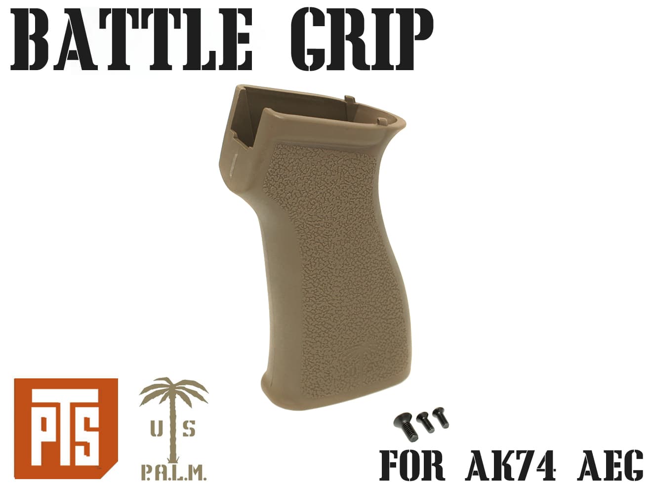 楽天市場】PTS US PALM AK バトルグリップ DE AEG用◇海外製電動ガン